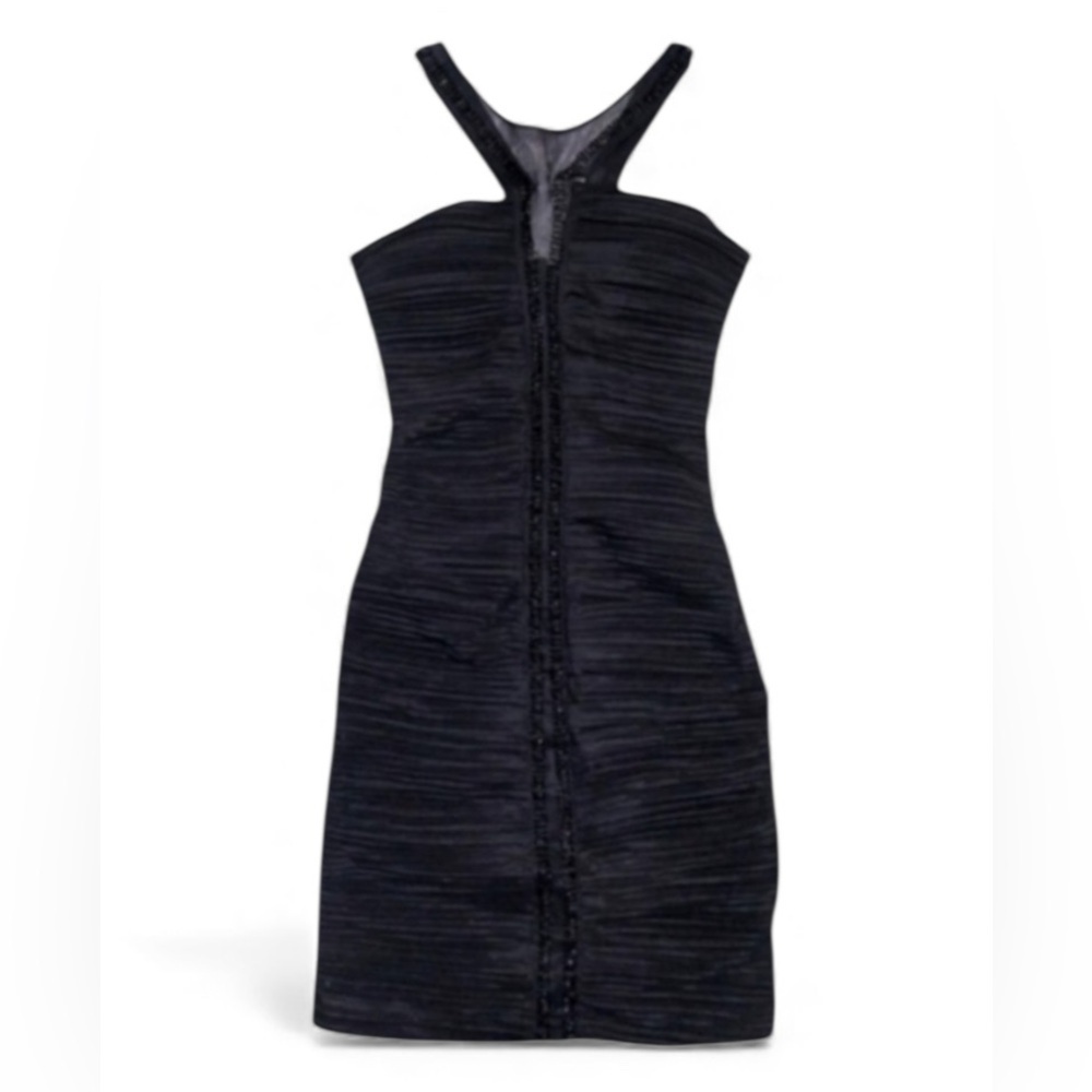 Black Dress with Bead Detailing Sz S